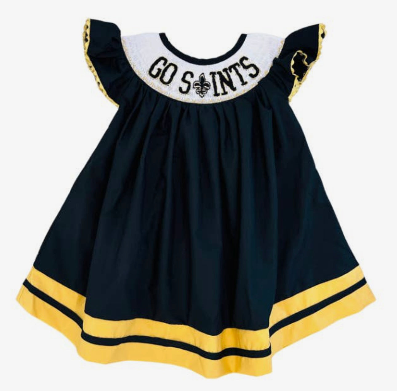 Go Saints Smocked Bubble / Dress