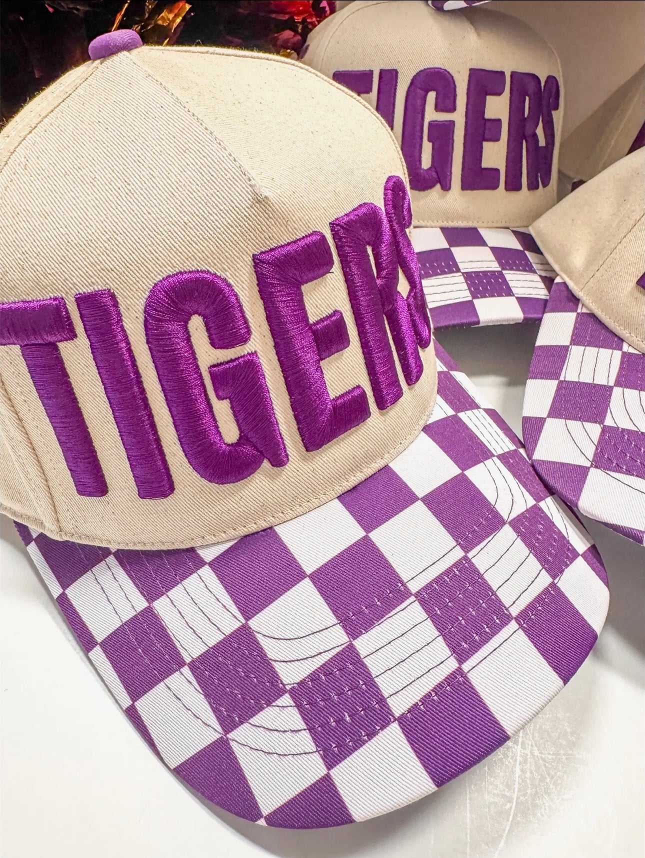 Adult Checkered Tigers Hat