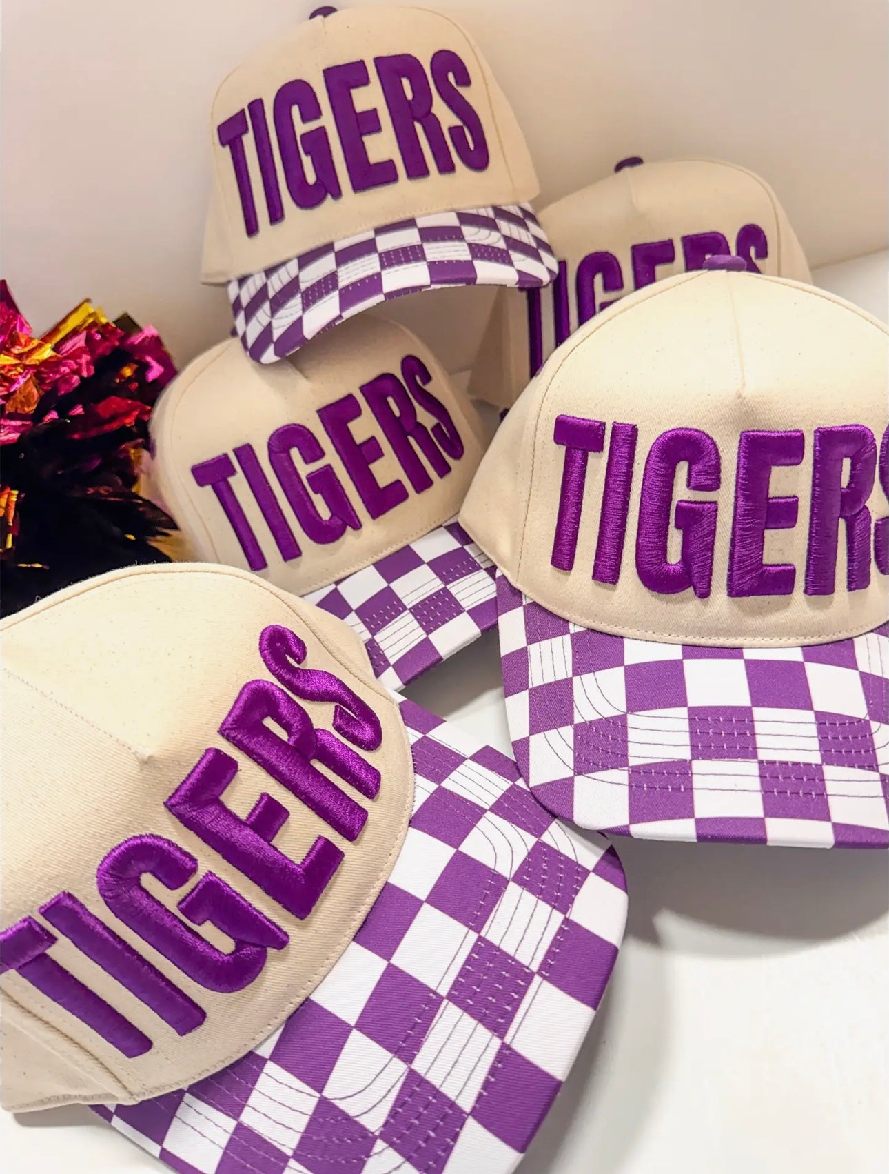 Adult Checkered Tigers Hat