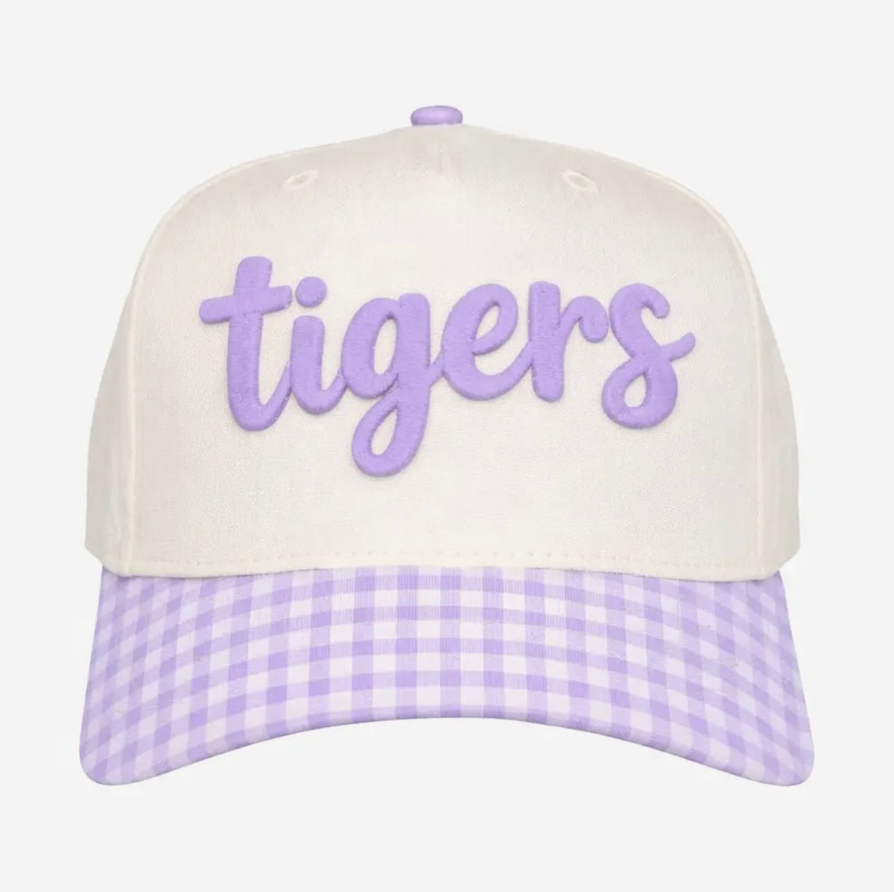 Adult Gingham Tigers Hat