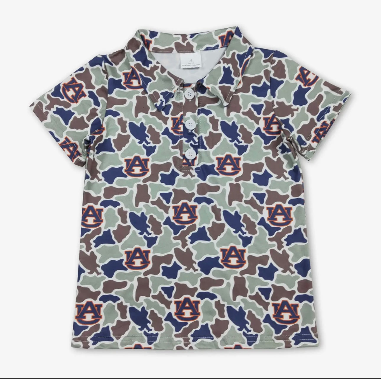 Boys Game Day Camo Shirt