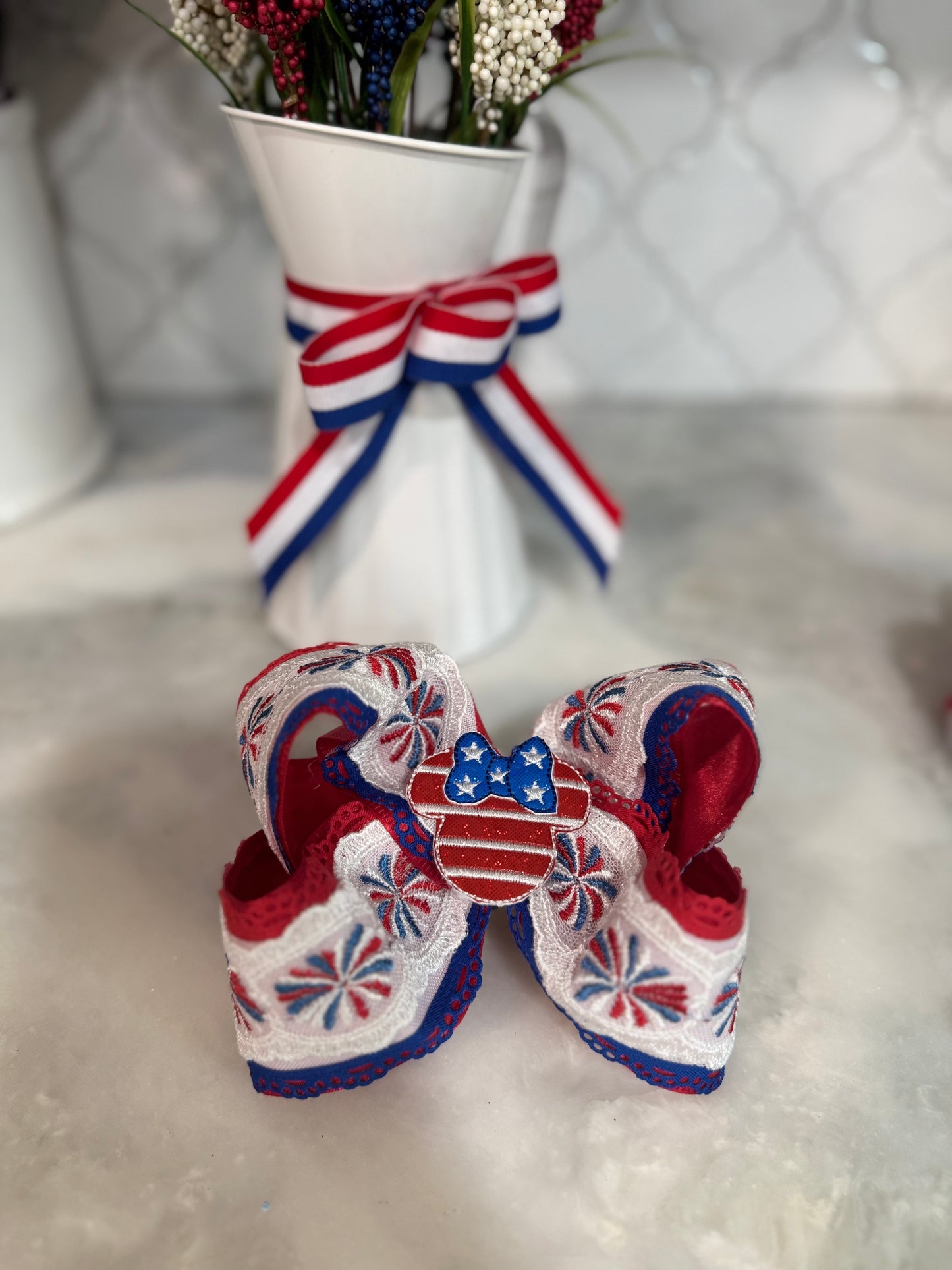 4OJ Firework Lace Bow