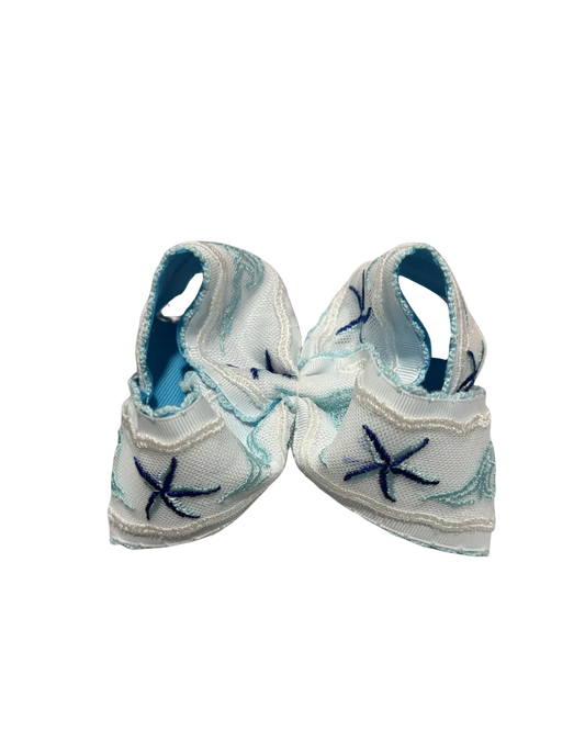 Blue Ocean Lace Bow