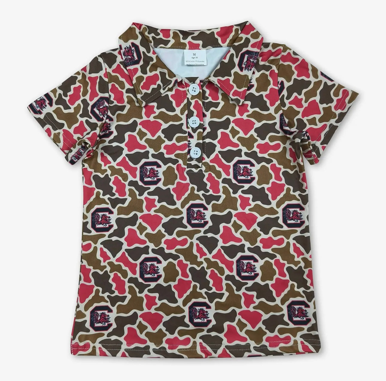Boys Game Day Camo Shirt