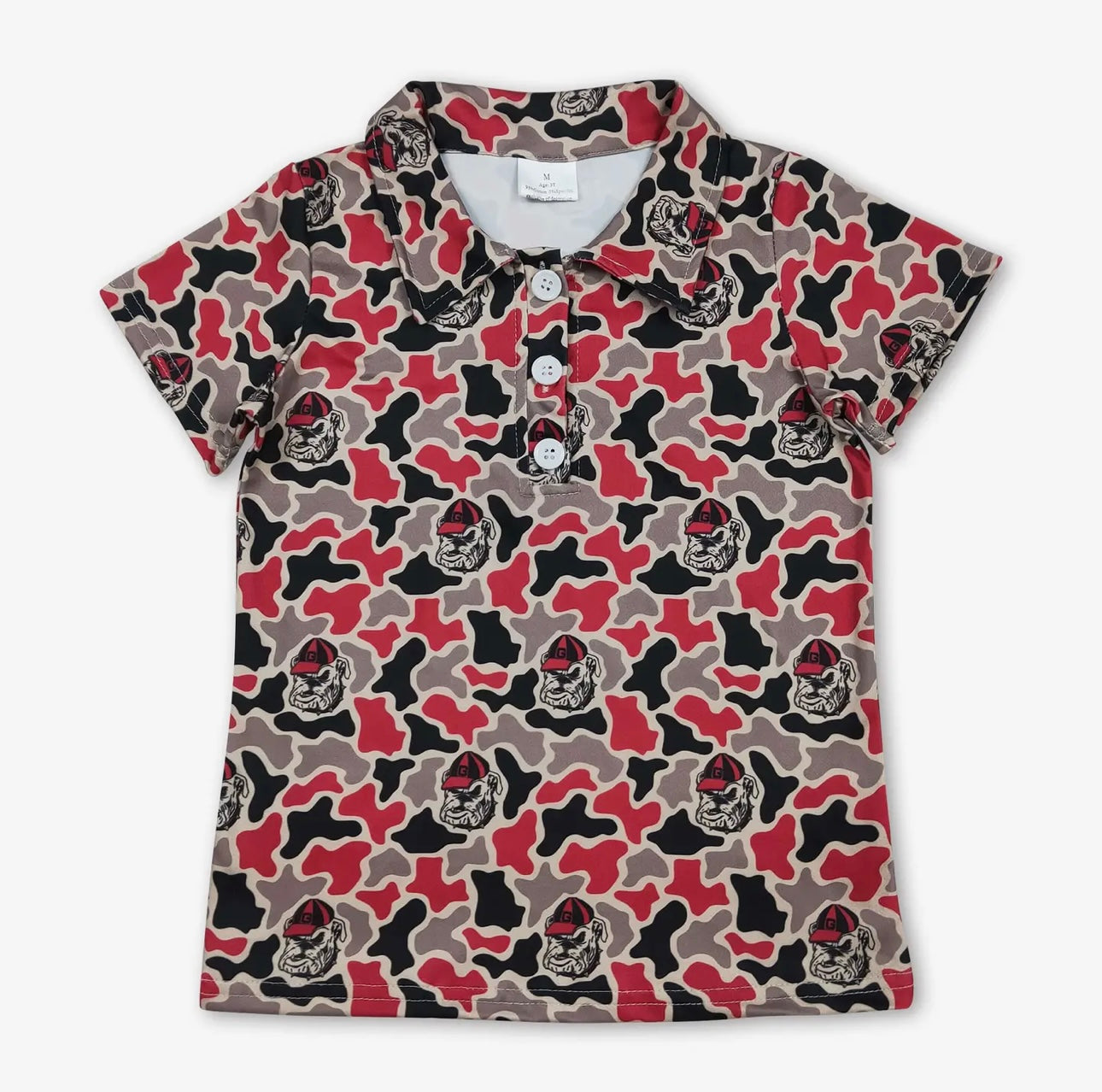 Boys Game Day Camo Shirt