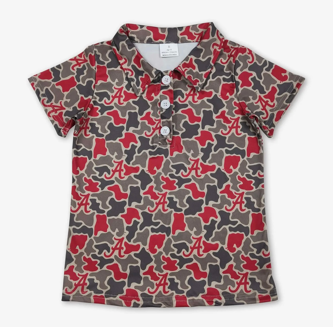 Boys Game Day Camo Shirt