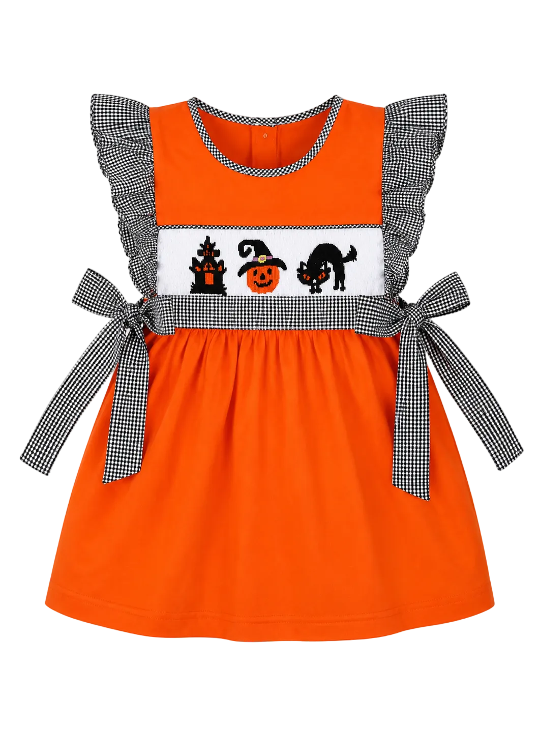Black Cat Hollow Smocked Dress (PO1 - Eta August)