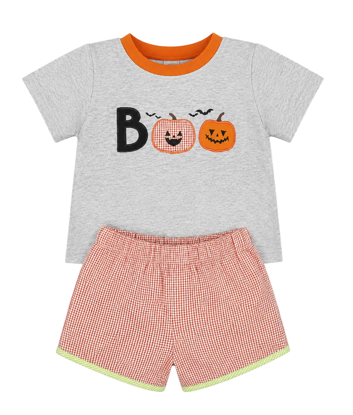 Boo Appliqué Boys Short Set (PO1 - Eta August)