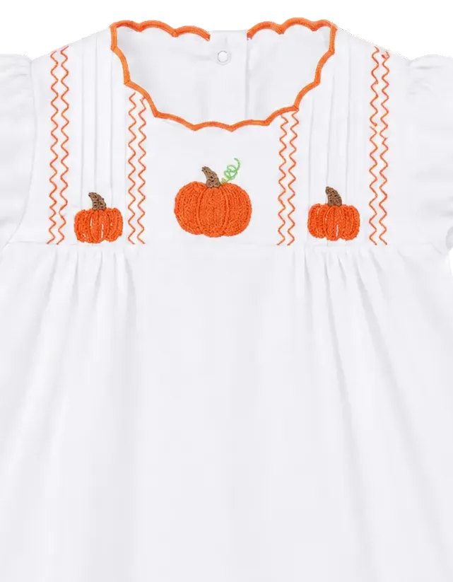 Pumpkin Patch French Knot Heirloom Dress (PO1 - Eta August)